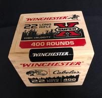 400 Rounds Winchester 22 Long Rifle Cartridges 202//194